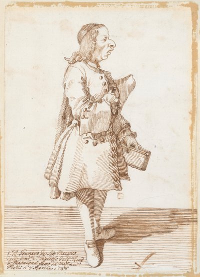 Ritratto di Gennaro de Sc? da Pier Leone Ghezzi