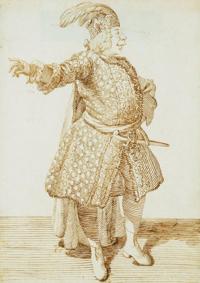 Ritratto del castrato Gaetano Caffarelli da Pier Leone Ghezzi