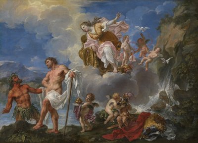La Purificazione di Enea nel Fiume Numicio da Pier Leone Ghezzi