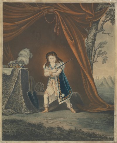 Riccardo III nella sua tenda - "Riccardo III", Atto V, Scena III da Piercy Roberts