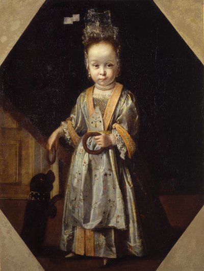 Ritratto di una bambina con cucciolo da Pierfrancesco Cittadini