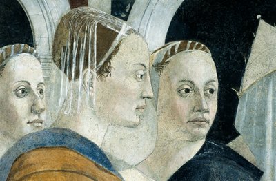 (dettaglio) La leggenda della Vera Croce: scoperta e verifica della Vera Croce da Piero della Francesca