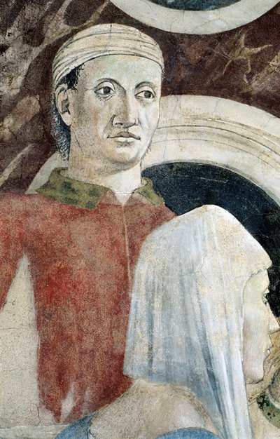 (Dettaglio) da La Leggenda della Vera Croce che mostra la scoperta e la verifica della Vera Croce, di Piero della Francesca da Piero della Francesca