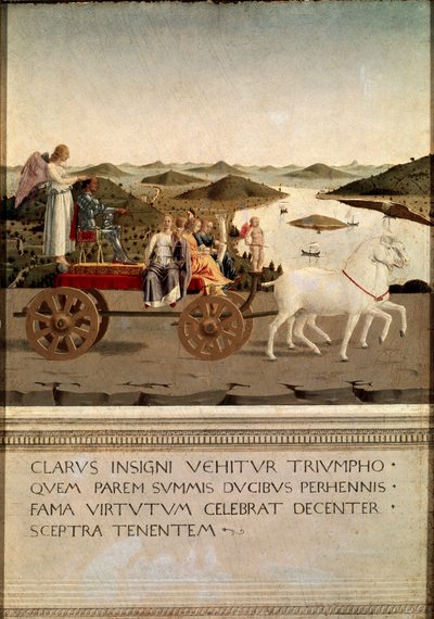 Dittico del trionfo di Federico da Montefeltro e Battista Sforza da Piero della Francesca