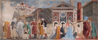 Ritrovamento delle tre croci e verifica della Croce, dalle Storie della Vera Croce da Piero della Francesca
