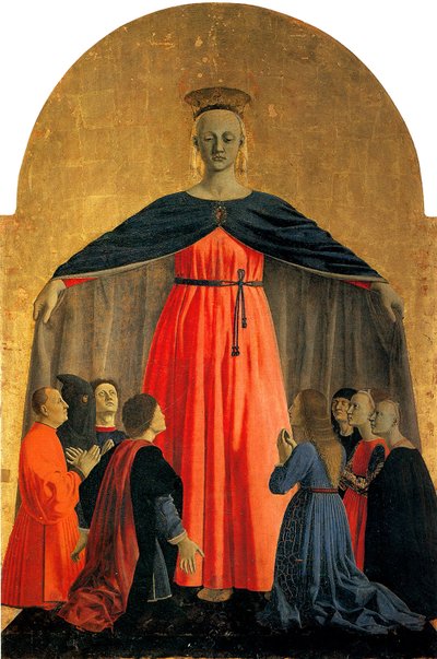 Madonna della Misericordia, ca 1460 da Piero della Francesca