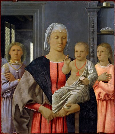 Madonna di Senigallia o Madonna col Bambino e due angeli da Piero della Francesca
