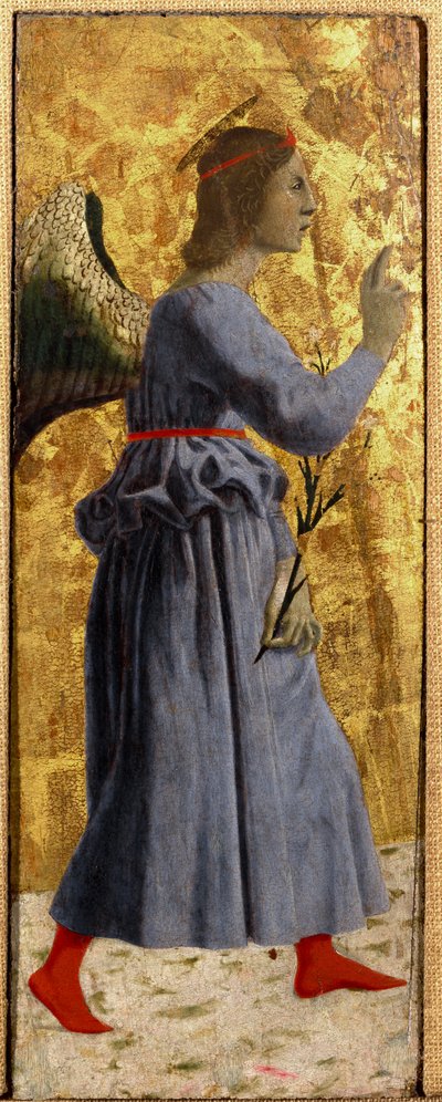 Polittico della Misericordia: la Vergine della Misericordia, circondata da santi (dettaglio dell