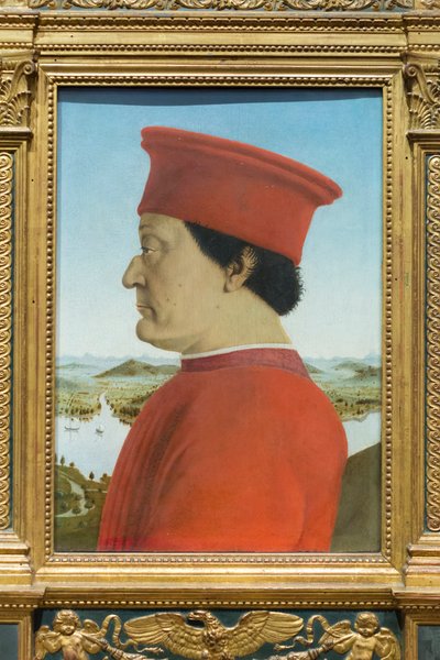 Ritratto del duca di Urbino, Federico da Montefeltro da Piero della Francesca