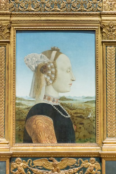 Ritratti della duchessa di Urbino, Battista Sforza da Piero della Francesca
