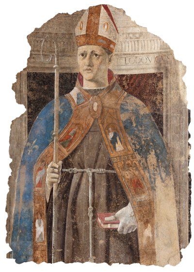 San Luigi di Tolosa, 1460 da Piero della Francesca