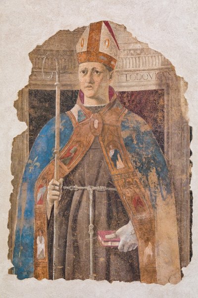 San Luigi di Tolosa, frammento da Piero della Francesca