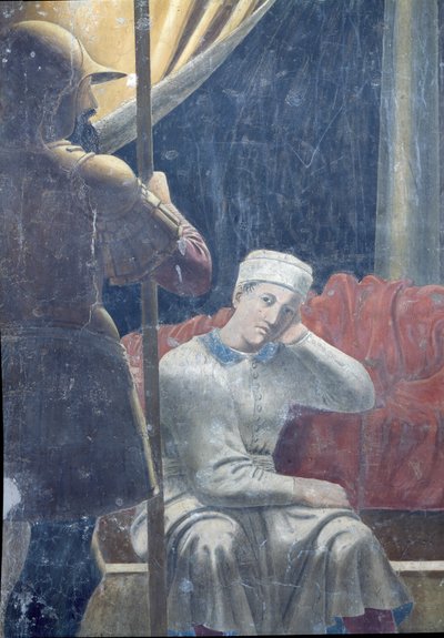 Il sogno di Costantino, completato nel 1464 (dettaglio) da Piero della Francesca