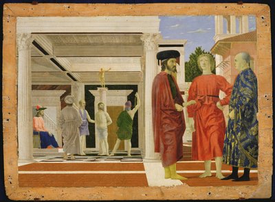 La flagellazione di Cristo, c.1463-4 da Piero della Francesca