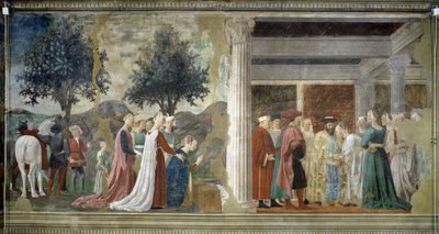 La leggenda della Vera Croce (dettaglio) da Piero della Francesca