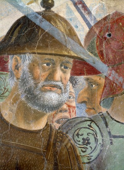 La Leggenda della Vera Croce, la Battaglia di Eraclio e Cosroe (dettaglio) da Piero della Francesca