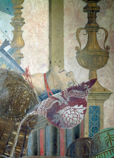 La Leggenda della Vera Croce, la Battaglia di Eraclio e Cosroe (dettaglio) da Piero della Francesca