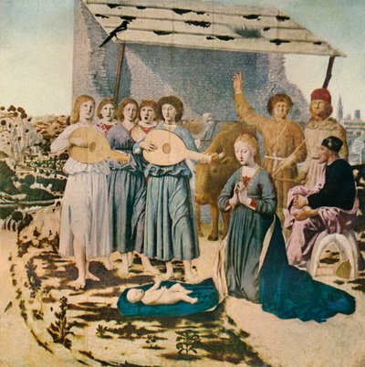 La Natività, c1470 da Piero della Francesca