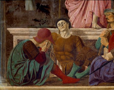 La resurrezione di Cristo (dettaglio dei soldati romani addormentati) da Piero della Francesca