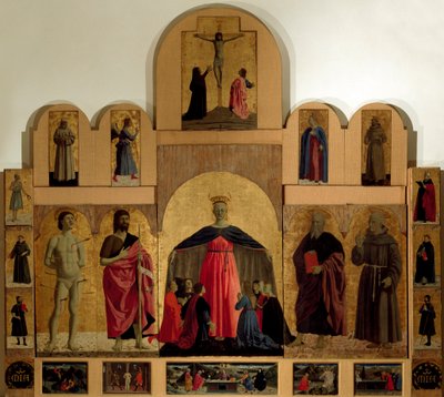 dettaglio del polittico della Misericordia da Piero della Francesca