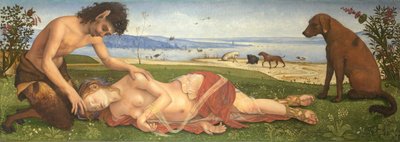 Un satiro in lutto per una ninfa, c. 1495 da Piero di Cosimo