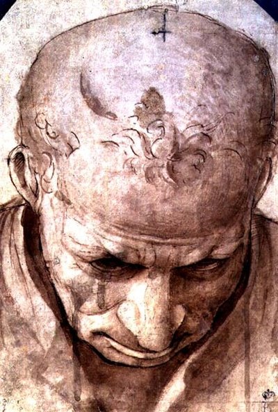Testa di un uomo anziano da Piero di Cosimo