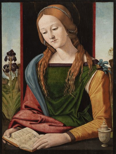 Maddalena che legge da Piero di Cosimo