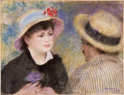 Coppia in barca (presumibilmente Aline Charigot e Renoir) da Pierre-Auguste Renoir
