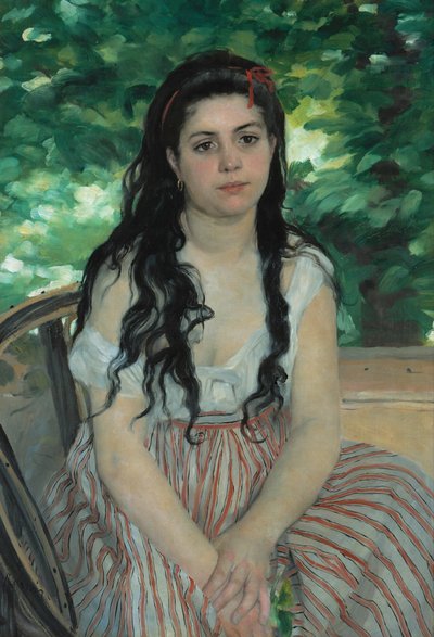 In estate - La bohémienne da Pierre Auguste Renoir