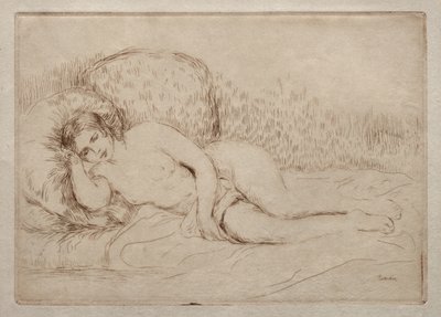 Donna nuda sdraiata da Pierre-Auguste Renoir