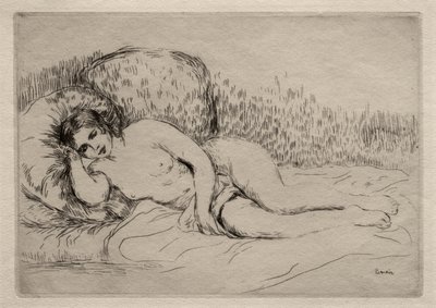 Donna nuda reclinata da Pierre-Auguste Renoir