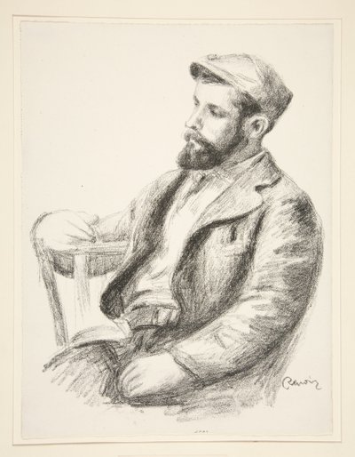 Ritratto di Louis Valtat da Pierre-Auguste Renoir