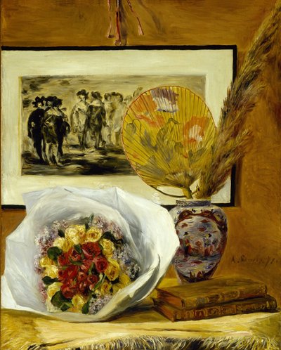 Natura morta con bouquet da Pierre-Auguste Renoir