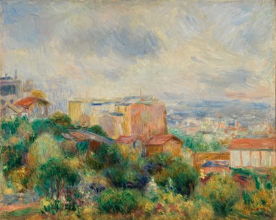 Vista da Montmartre da Pierre-Auguste Renoir