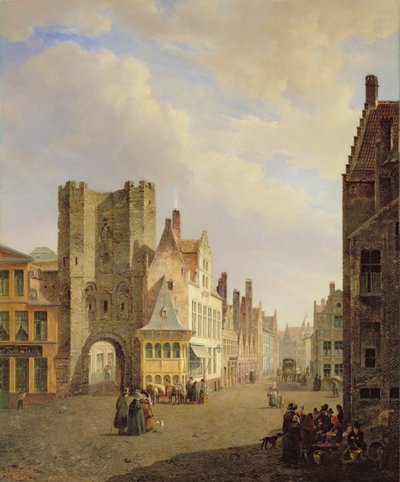 Scena di strada da Pierre François De Noter