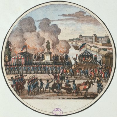 Proclamazione del paese in pericolo 22 luglio 1792, c.1794-1802 da Pierre Gabriel Berthault