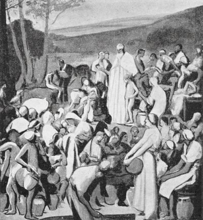 San Dionigi che predica ai Galli da Pierre Victor Galland