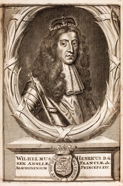 Re Guglielmo III (1650-1702) da Pierre  Mortier