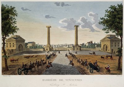 Barriere di Vincennes di Courvoisier da Pierre (after) Courvoisier