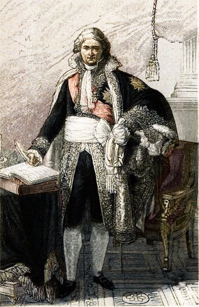 Ritratto di Jean Etienne Marie Portalis. Giurista e politico francese (1746-1807) basato sul dipinto di Pierre Gautherot da Pierre (after) Gautherot