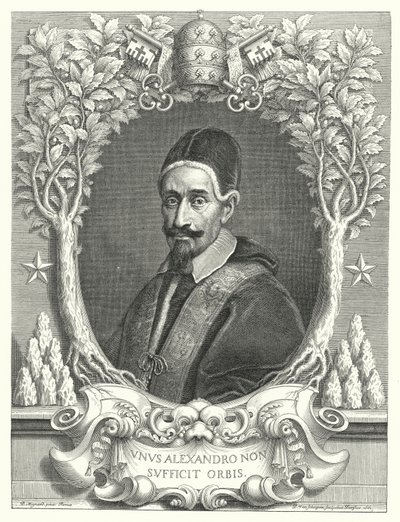Papa Alessandro VII da Pierre (after) Mignard