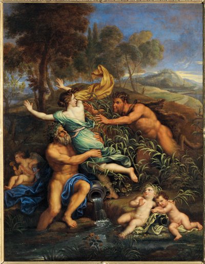 Pan e Syrinx, prima del 1690 ... da Pierre (follower of) Mignard