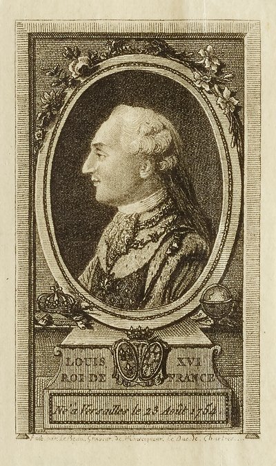 Luigi XVI - Re di Francia da Pierre Adrien Le Beau