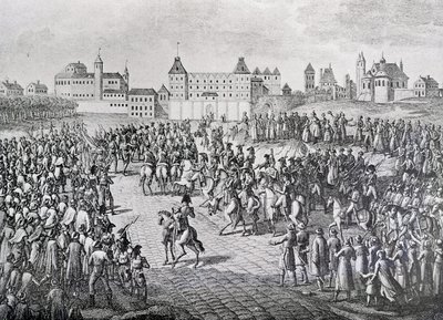 Ingresso trionfale dei francesi a Varsavia, 28 novembre 1806 da Pierre Adrien Le Beau