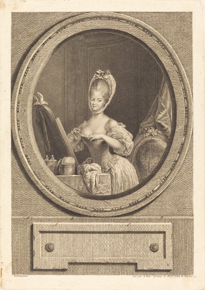La sua taglia è incantevole da Pierre Adrien Le Beau after Pierre Antoine Baudouin