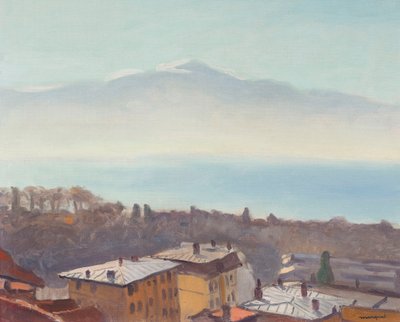 I tetti di Ouchy e il Lago di Ginevra da Albert Marquet