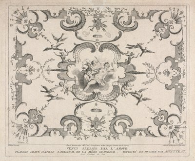 Venere ferita da Cupido da Pierre Alexandre Aveline