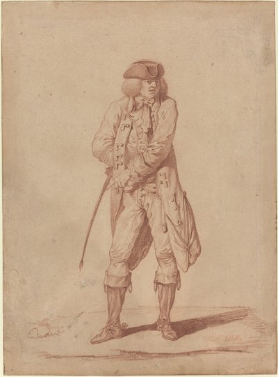 Gentiluomo con frustino da Pierre Alexandre Wille