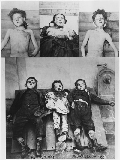 Il caso Troppmann, la famiglia Kinck uccisa da Jean-Baptiste Troppmann, 1869 da Pierre Ambroise Richebourg