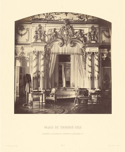 Palazzo Tsarskoe-Selo, camera da letto dell